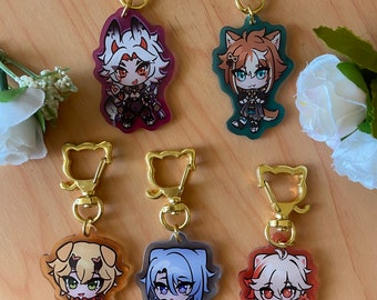 Genshin Impact Inazuma Catboy Charms 2" Acrylic Charms