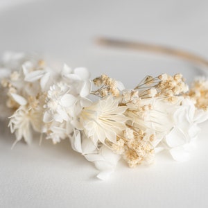 Dried Flowers Headband, Wedding Hair Accessory image 7