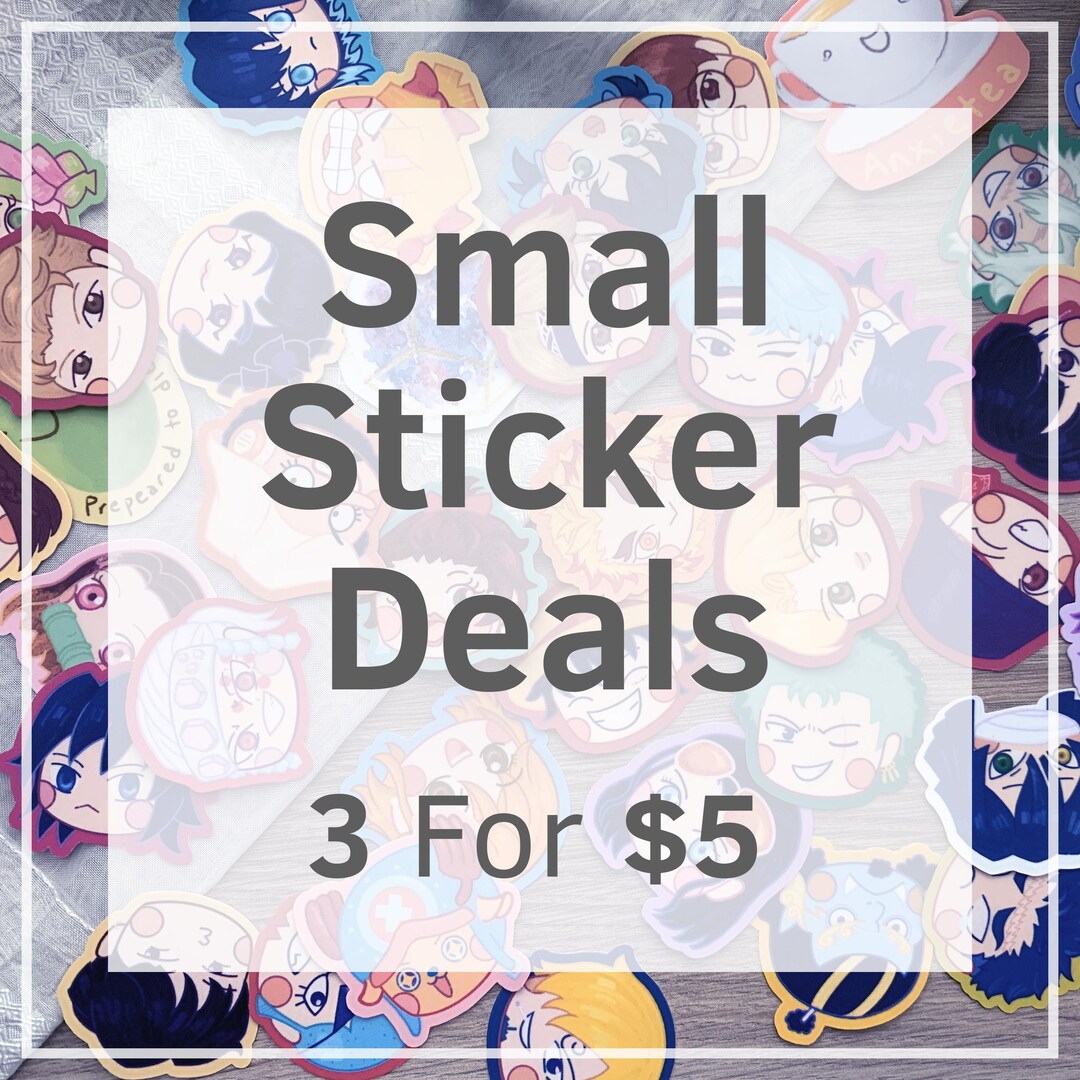 Small Sticker Deals - Etsy