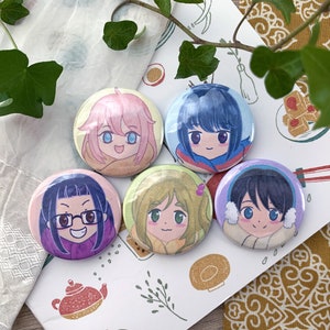 Laid Back Buttons and Magnets