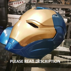 3D printed Pepper Potts Rescue Armour Helmet Avengers Endgame RAW PRINT