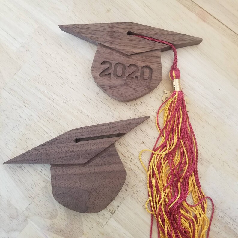Graduation Tassel Display Wall Mount Wood Cap Etsy