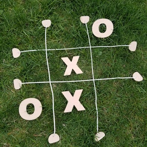 Yard Tic Tac Toe Various Sizes, Letters, customization image 2