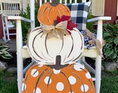 Pumpkin Door Hanger - Stacked Pumpkin Door Hanger