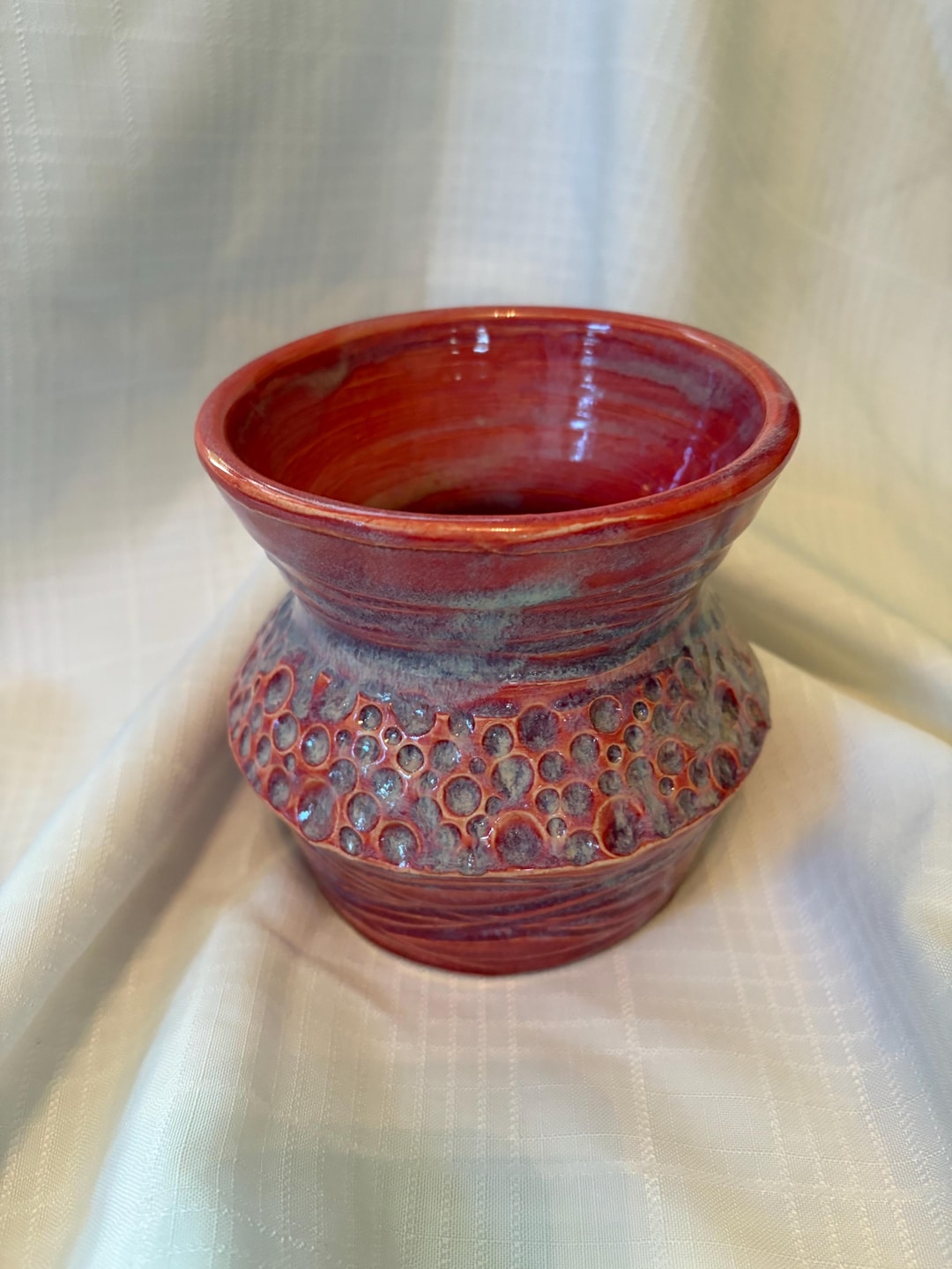 Ceramic Wheel Thrown Pottery Vessel/vase - Etsy