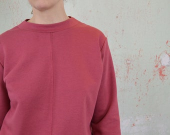 Baumwollsweater Terracotta