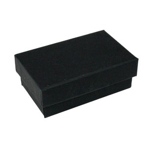 Pingente de papelão preto para joias, porta-canetas, caixa de presente para aniversários, casamentos, aniversários, 21 x 4 x 1,8 cm, 9 x 7 x 2,5 cm, 8 x 5 x 3 cm