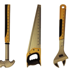 Tools Wooden Ruler - Set Of 3