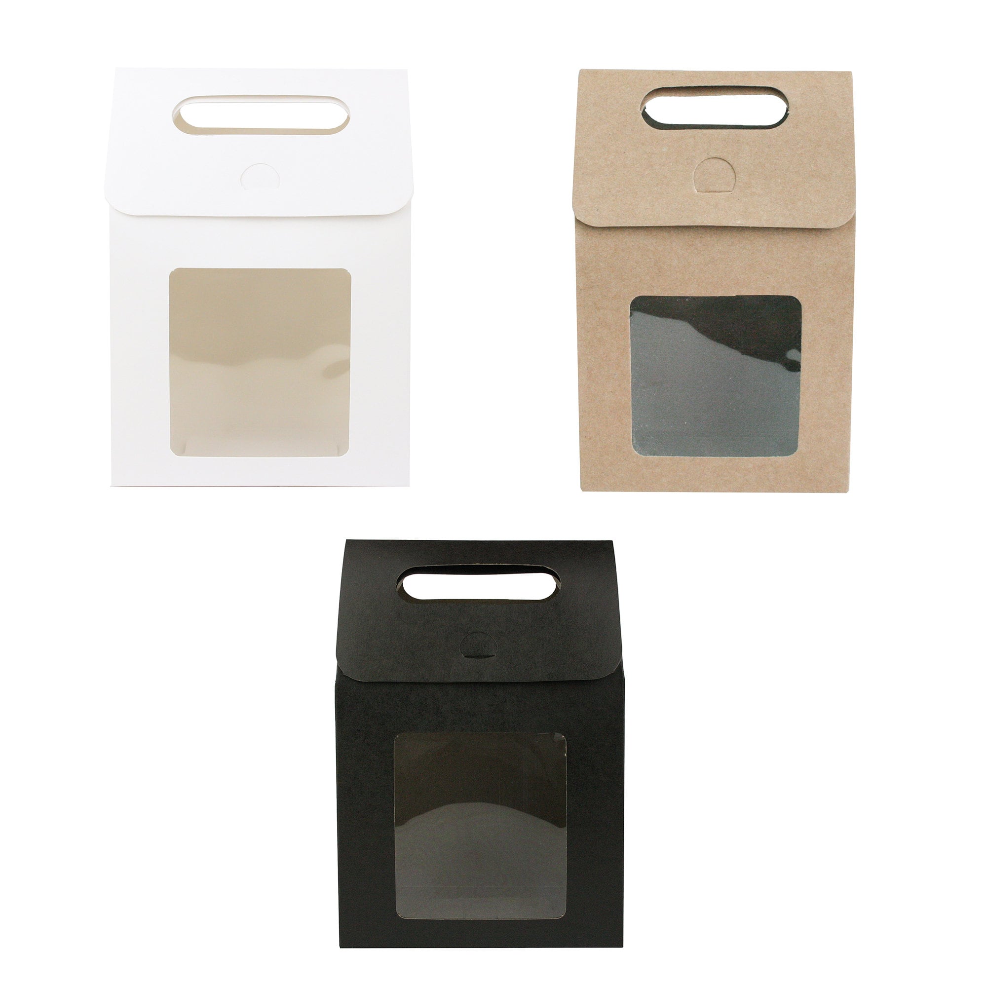 Brown Soap Packaging Boxes Paper Soap Box With Window Rectangle Window Gift  Box for Homemade Soap Making Supplies 3.34 X 2.36 X 1.18 Inch 