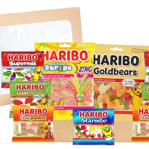Fun Sweet Gummy Treats Gift Hamper Box for Kids & Adults | Perfect for Birthdays, Christmas Celebrations and Movie Nights.