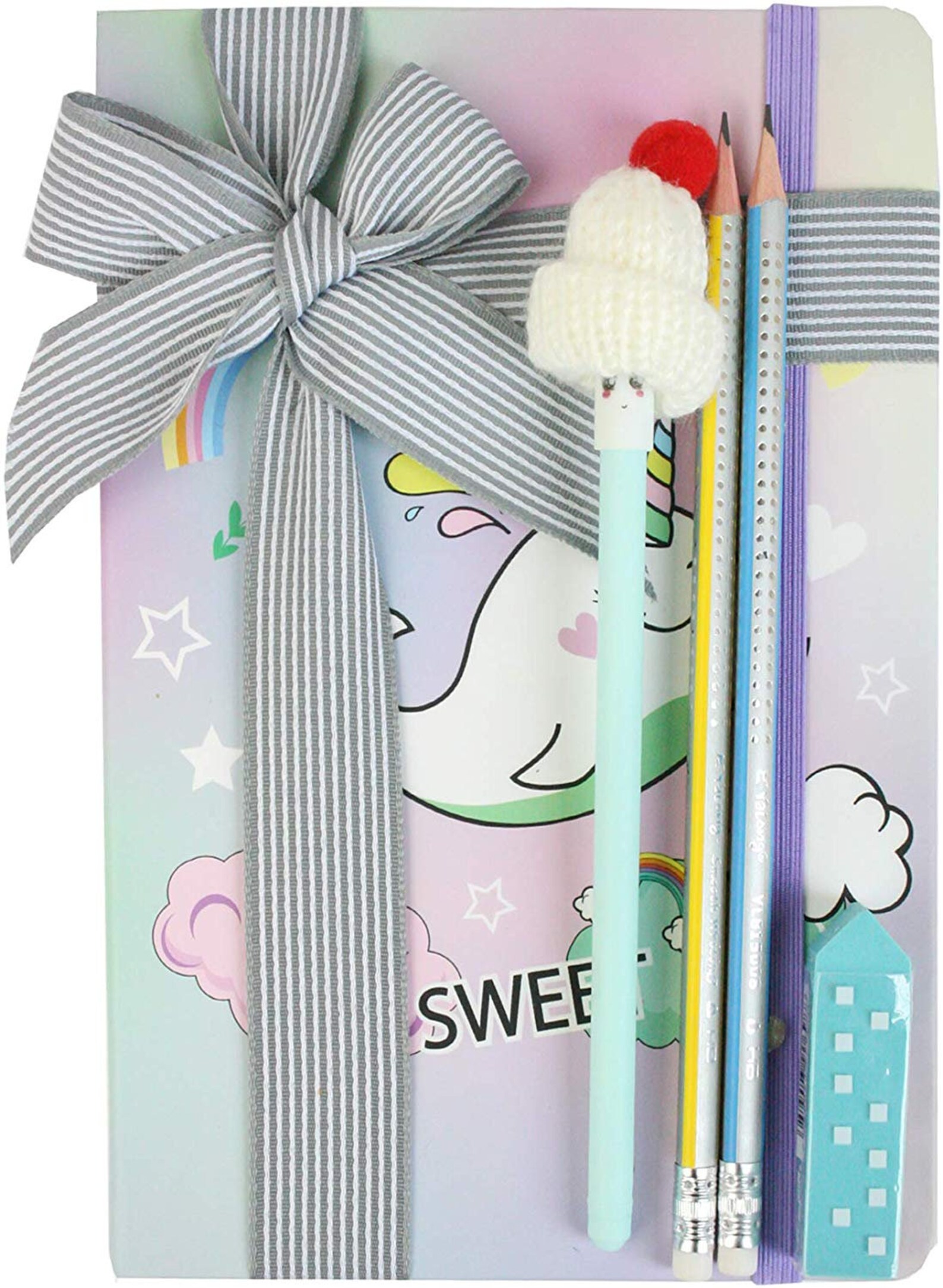 Cool Uncorn Stationery Unique Gift Set With A5 Notebook Etsy