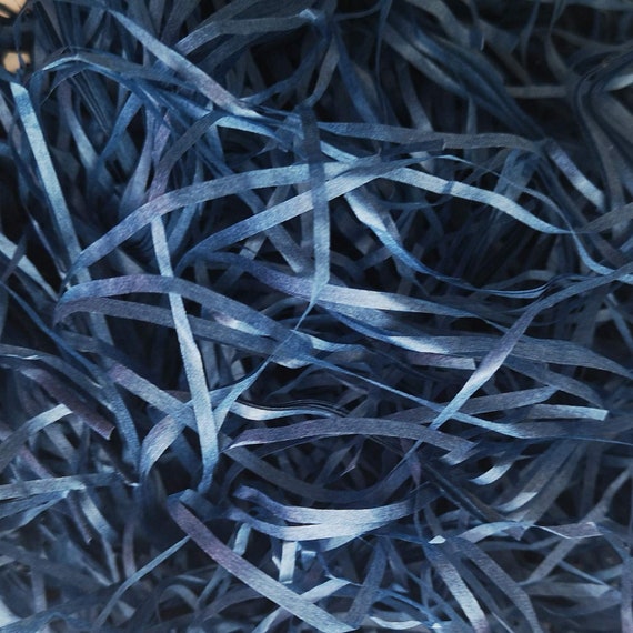 NAVY BLUE SHREDDED TISSUE PAPER - Sample