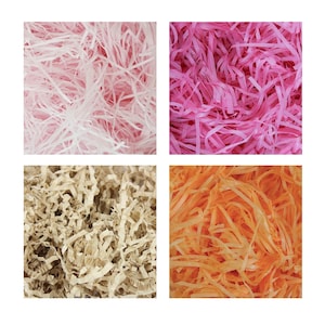 Soft Recyclable Shredded Tissue Paper Ideal for Gift Decoration Hamper Filling Gift Box Packaging Decor - 2/5/10/50 Kgs