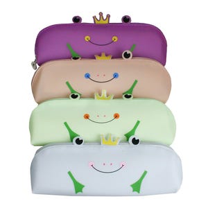 Frog Themed Cute Water Resistant Pouch Multipurpose Pencil Pen Case