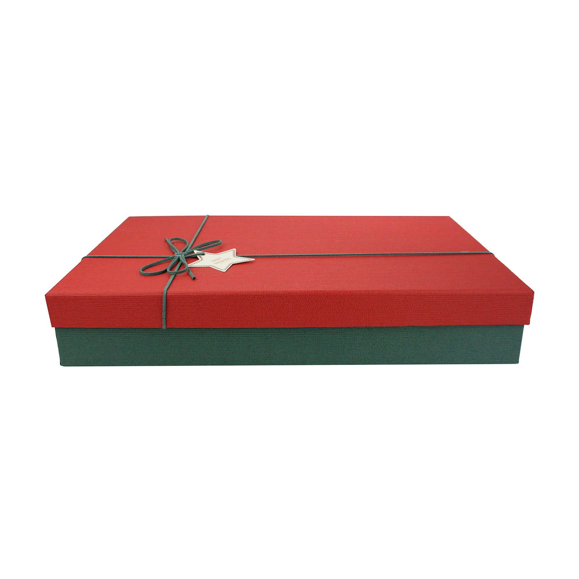 Caja de regalo morada, caja de regalo redonda de franela con cinta