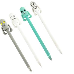 Cute Set of 4 Ghost Gel Pens image 2