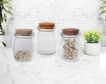 Mason Jar Snack Bags: Resealable, BPA-Free Food Storage