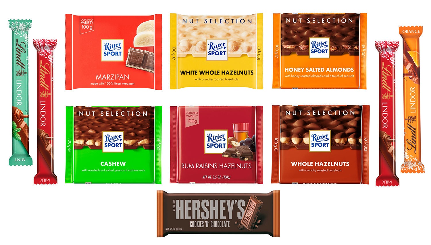 Coffret personnalisable Lindt 16 chocolats - Lavigne Eprint