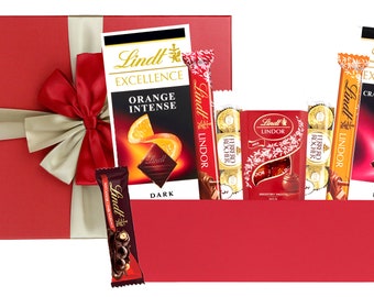 Chocolate Hamper Gift Selection Gift Box Present for All Occasions - Lindt Collection