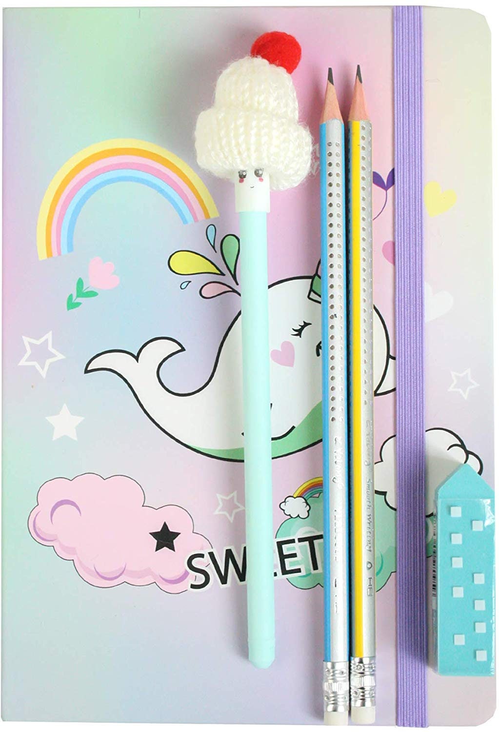 Cool Uncorn Stationery Unique Gift Set with A5 Notebook Etsy