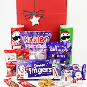 Luxury Gourmet Treats Chocolate Hamper Gift Box for Birthday, Xmas Holiday All Special Occasions Party Favors - Cadbury Christmas Special