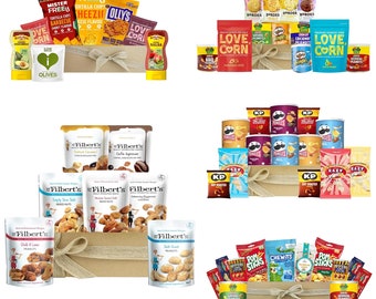 Variety Savoury Snacks Crisps Hamper Gift Selection Box for All Occasions - Movie Night Snacks