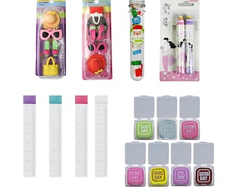 Borrachas de lápis divertidas, fofas e estilosas para escola, presentes e decoração de mesa