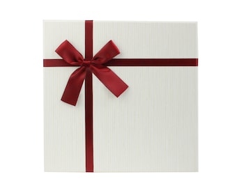 Boîte Cadeau Rouge En Forme De Cœur, Coffret Cadeaux Ruban Satin Rouge