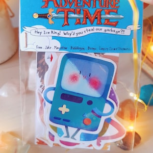 Pegatina Hora de Aventuras Pegatinas Adventure Time Manga Anime Marceline Chicle Bubblegum Princesa Grumoso Finn Humano Jake Perro Beemo Bmo