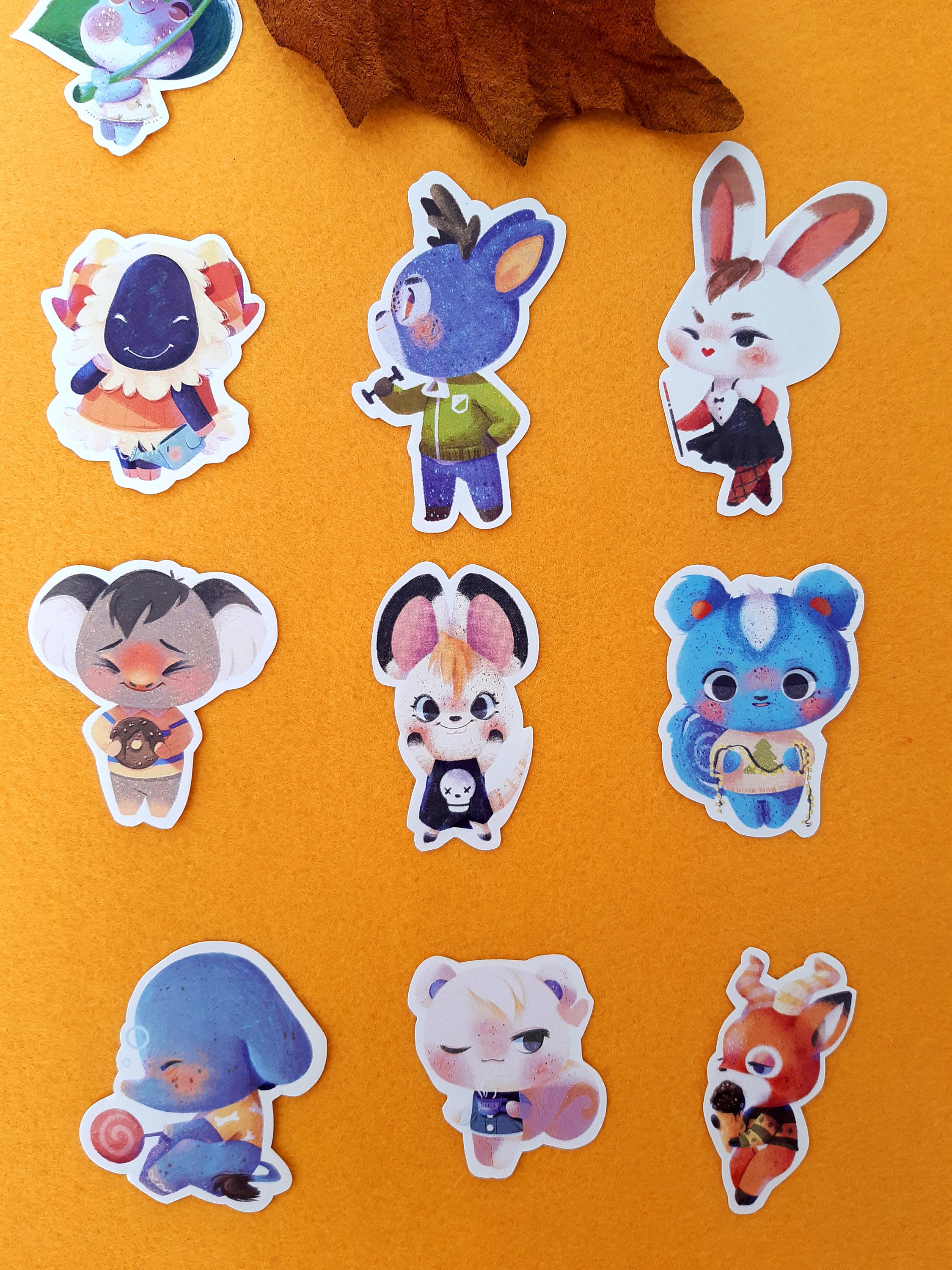 Stickers Animal Crossing Pack Pegatinas Animal Crossing Etsy