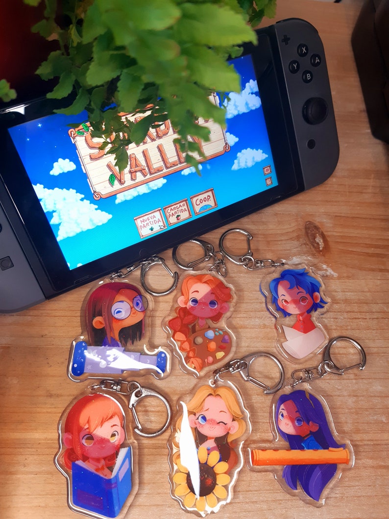 Charm Stardew Valley Keychain Maru Stardew Valley Llavero Charm Emily Stardew Valley Charm Haley Stardew Valley Abigail Charm Stardew Valley image 5