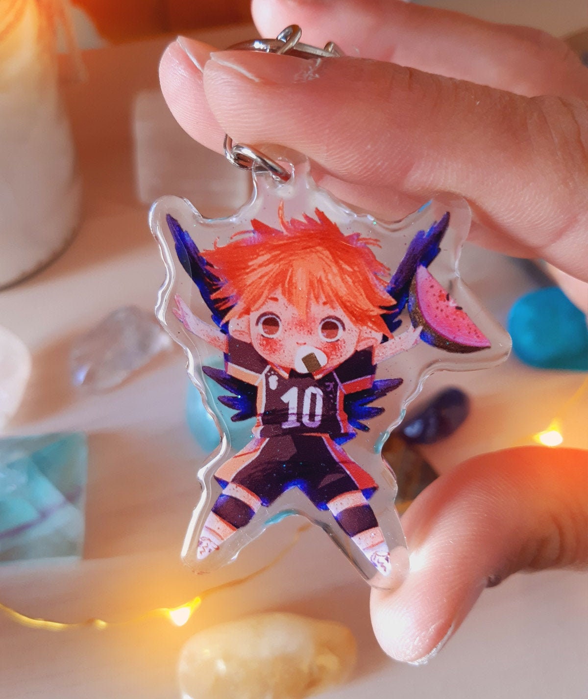 Keychain Haikyuu Charm Hinata Haikyuu Kuro Ushijima Haikyuu Etsy España
