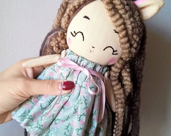 vestiti e Baby doll Bambola coccola bambola Regalo di battesimo Peluche Giocattoli di peluche per bambini Neonata 45CM URFEDA Bambola di pezza bambola coccola Roya Liying Bella bambola
