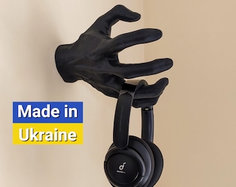 Giant 10" Monster Hand Wall Decor | Halloween Headphones Holder