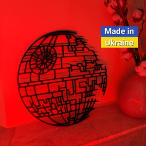 Sci-Fi Space Station Wall Decor | Wall Art 3D Printed