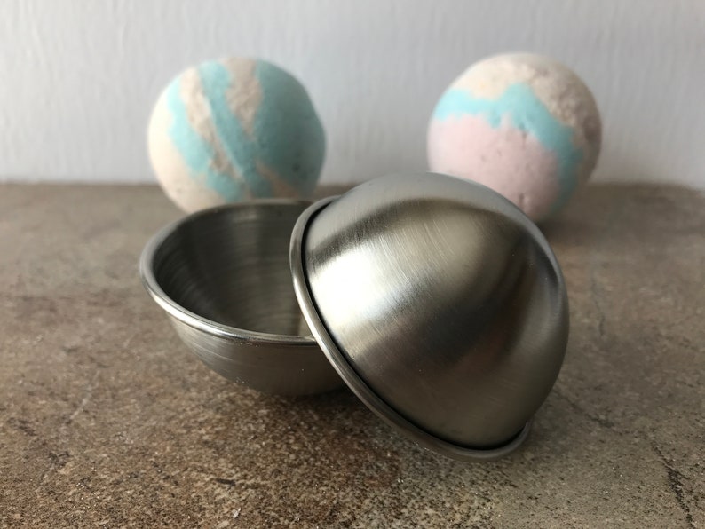 Stainless Steel Bath Bomb Mold Set 2.5 Round | Etsy
