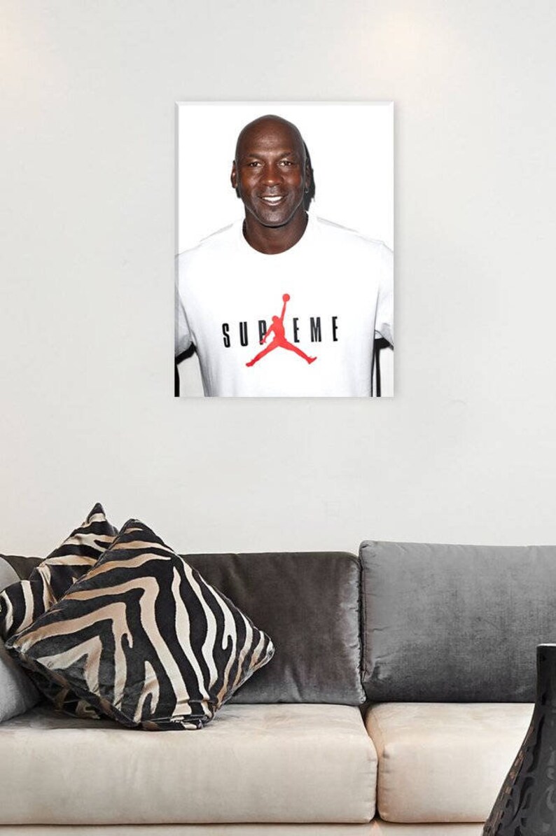 Mike Tyson Box Logo Photo Supreme Canvas Art Poster Print