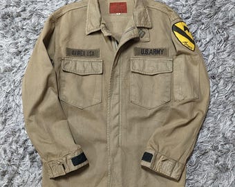 Vintage Avirex US Army Jacket Military Wear Duck Canvas Coat