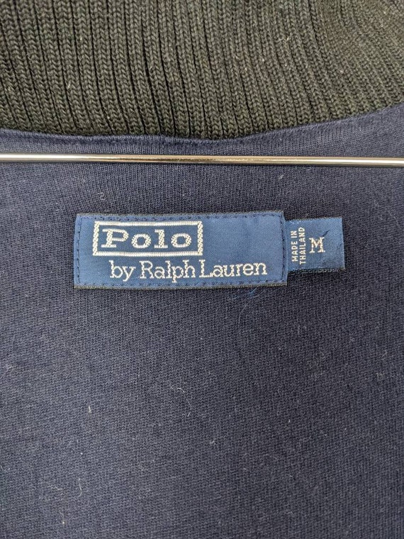 Vintage 90s Polo Ralph Lauren Quilted Hoodie Ligh… - image 9