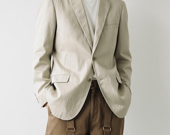 Vintage Yohji Yamamoto x AAR Jacket Stripes Blazer Japanese Designer