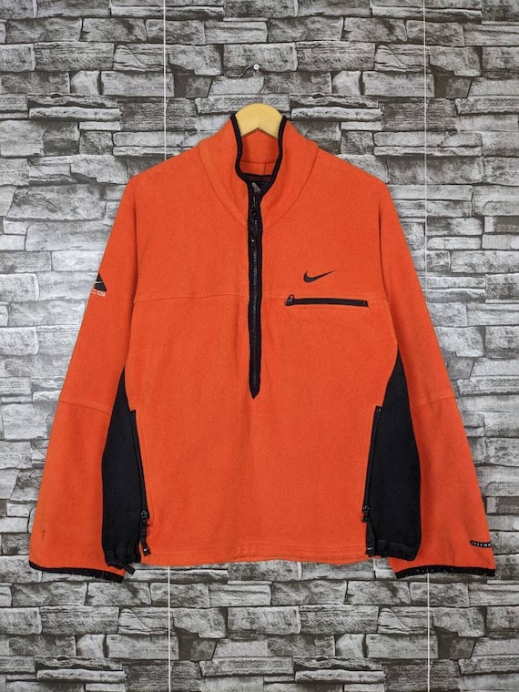 Vintage 90s Nike ACG Fleece Jacket Zipper Sweater Outerwear - Etsy