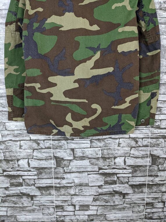 Vintage US Army Camo Woodland M65 Jacket Outerwear Gr Gem