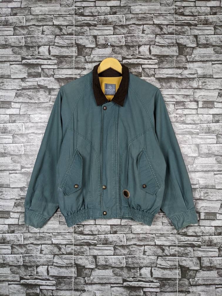 Vintage 90s Simple Life Oversized Light Jackets Bomber Style