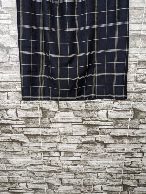 Vintage 90s Burberrys Midi Skirt Formal School Gi… - image 6