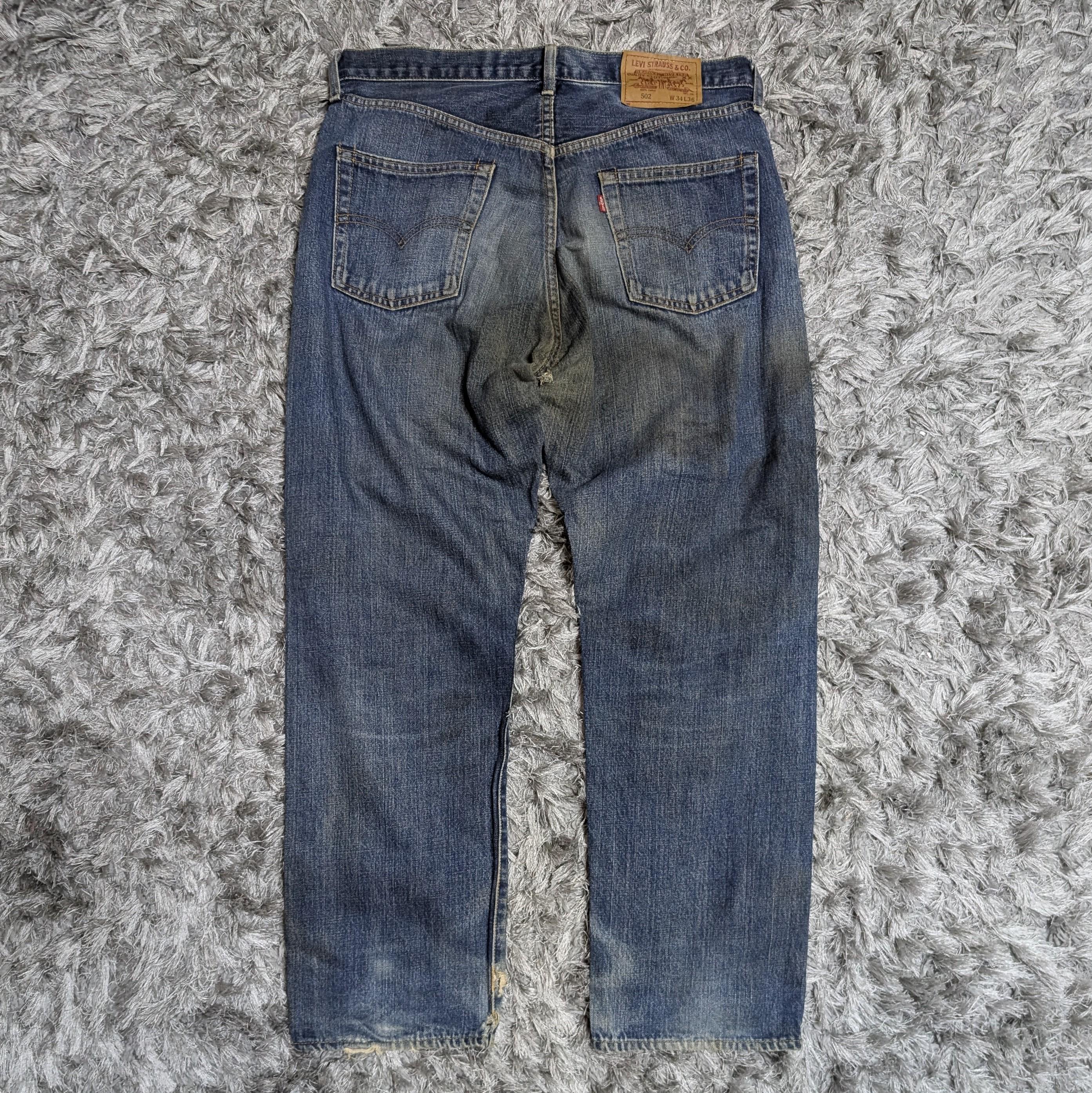 Buy Vintage Levis 502 XX Big E Selvedge Jeans Mens W34 LVC