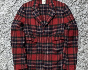 Vintage 90s CDG Comme Des Garcons Tricot Wool Coat - Etsy