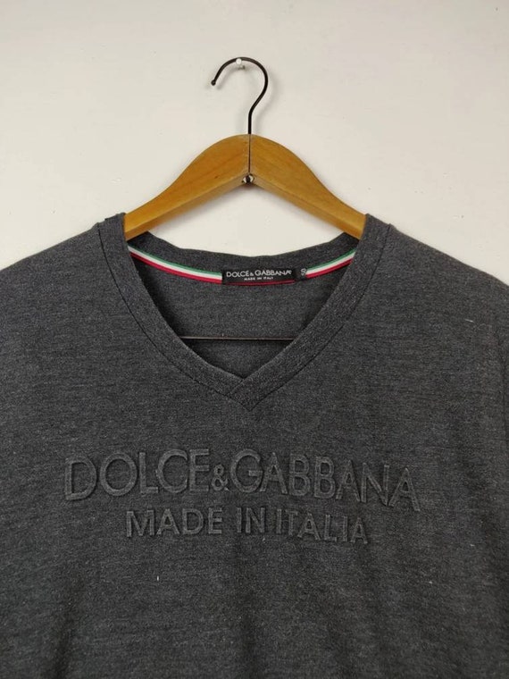90s Dolce and Gabbana T Shirt Vintage D&G Italy S… - image 5