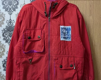 Vintage Be! Pop Japan Tech Ski Jacket Hoodie Parka Casual Mountain Wear