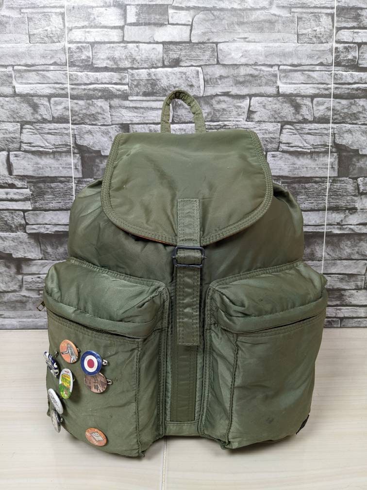 Khaki green shop backpack