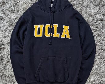 Vintage UCLA Embroidered Hoodie, Colosseum Athletic, Navy Size S
